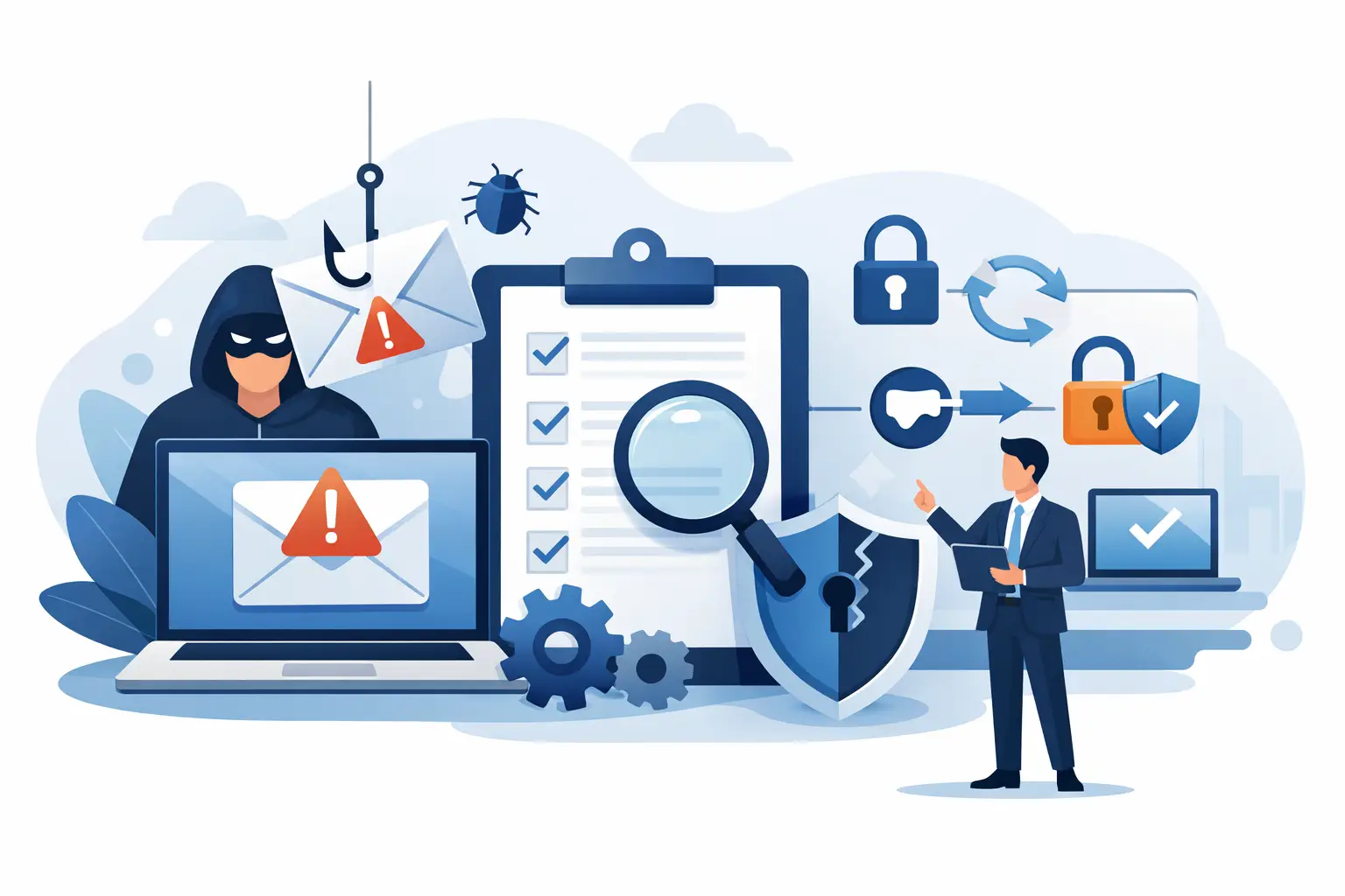 Stappenplan na gehackte bedrijfsmail