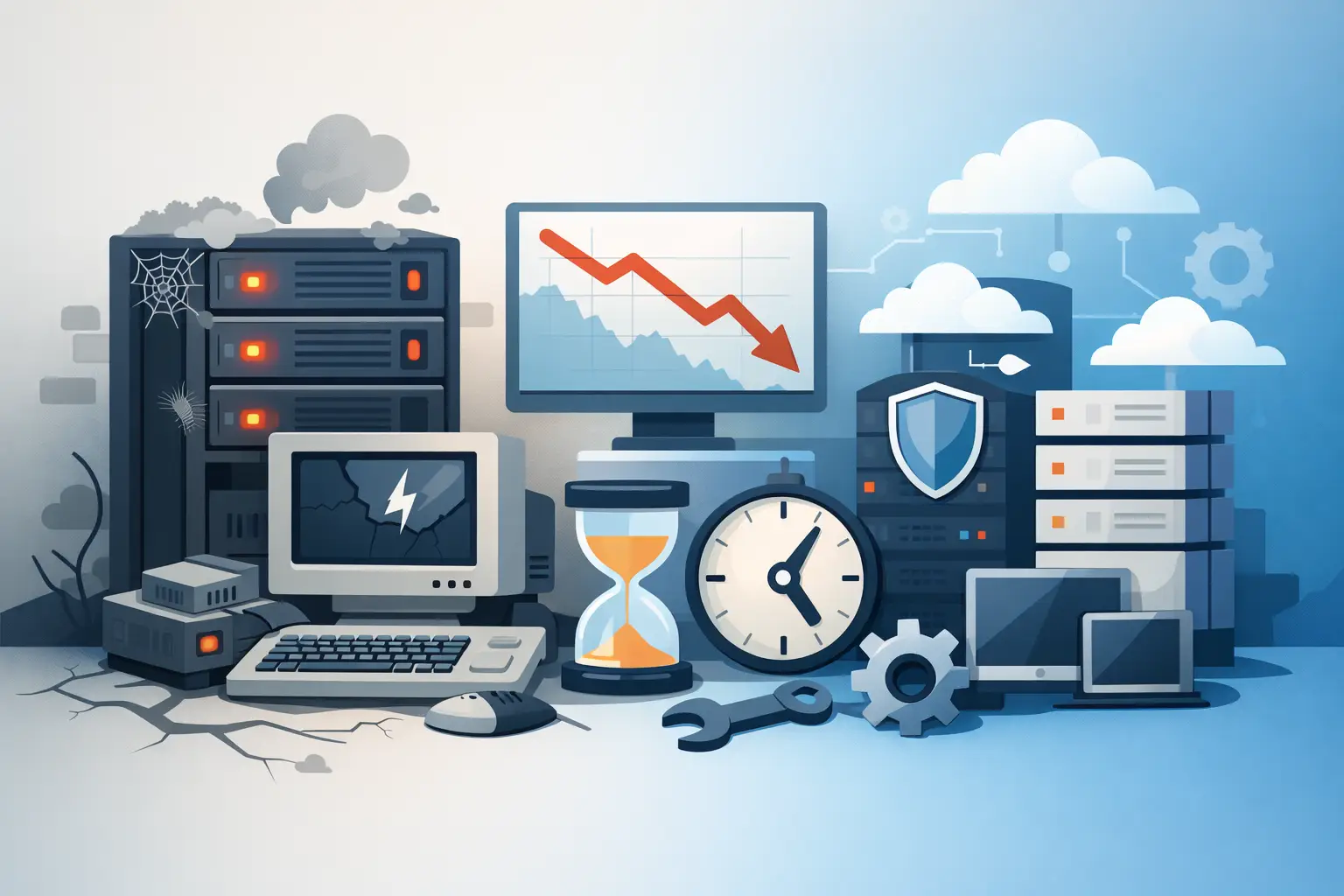 9 top signalen van verouderde IT-infrastructuur