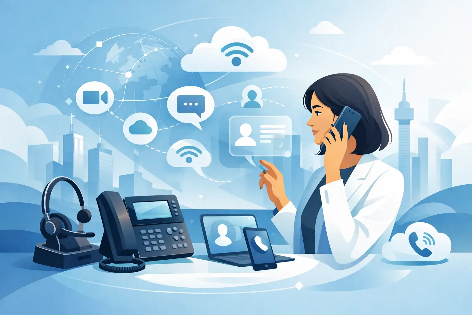 De toekomst van zakelijke telefonie