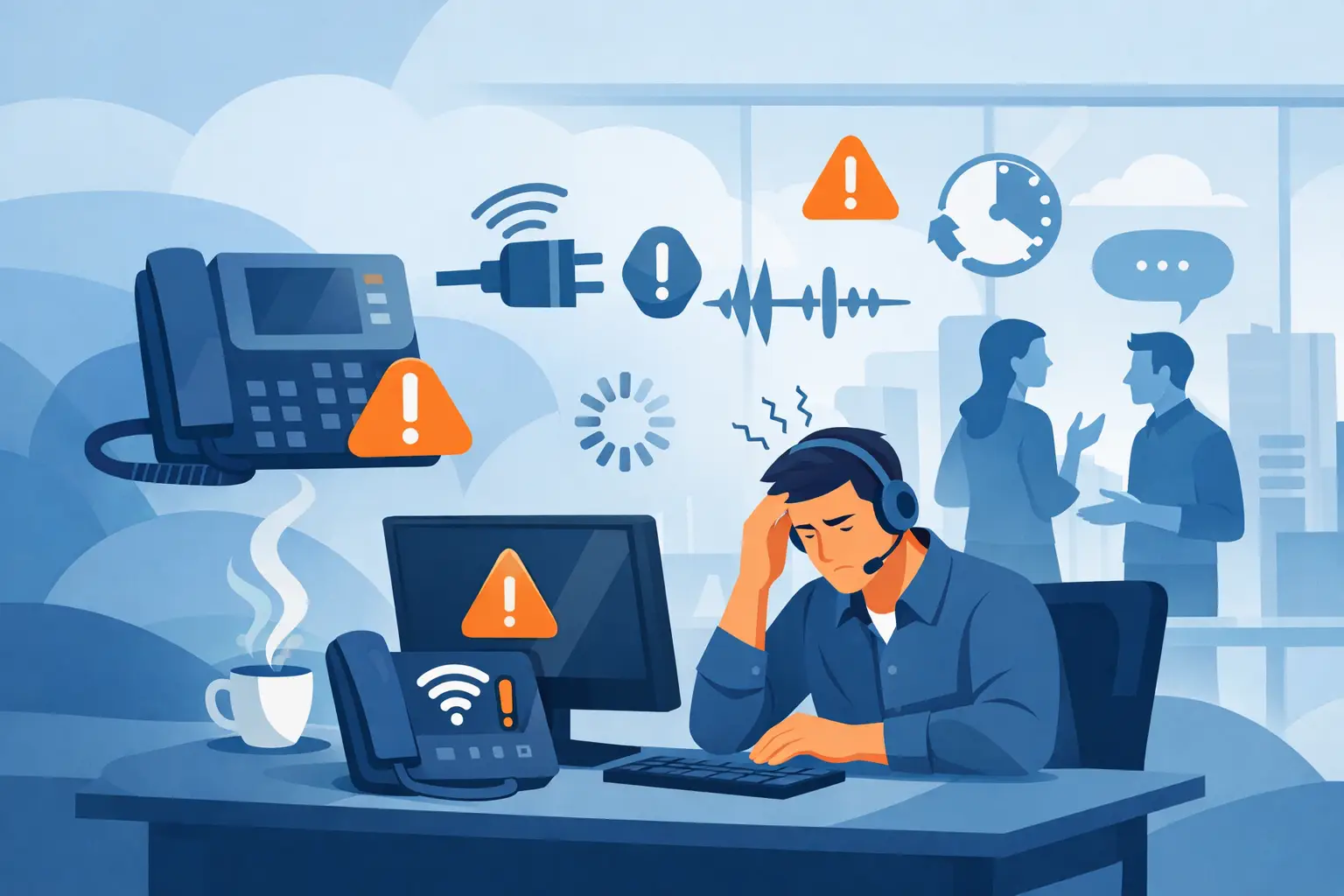 Storing in VoIP snel oplossen op kantoor