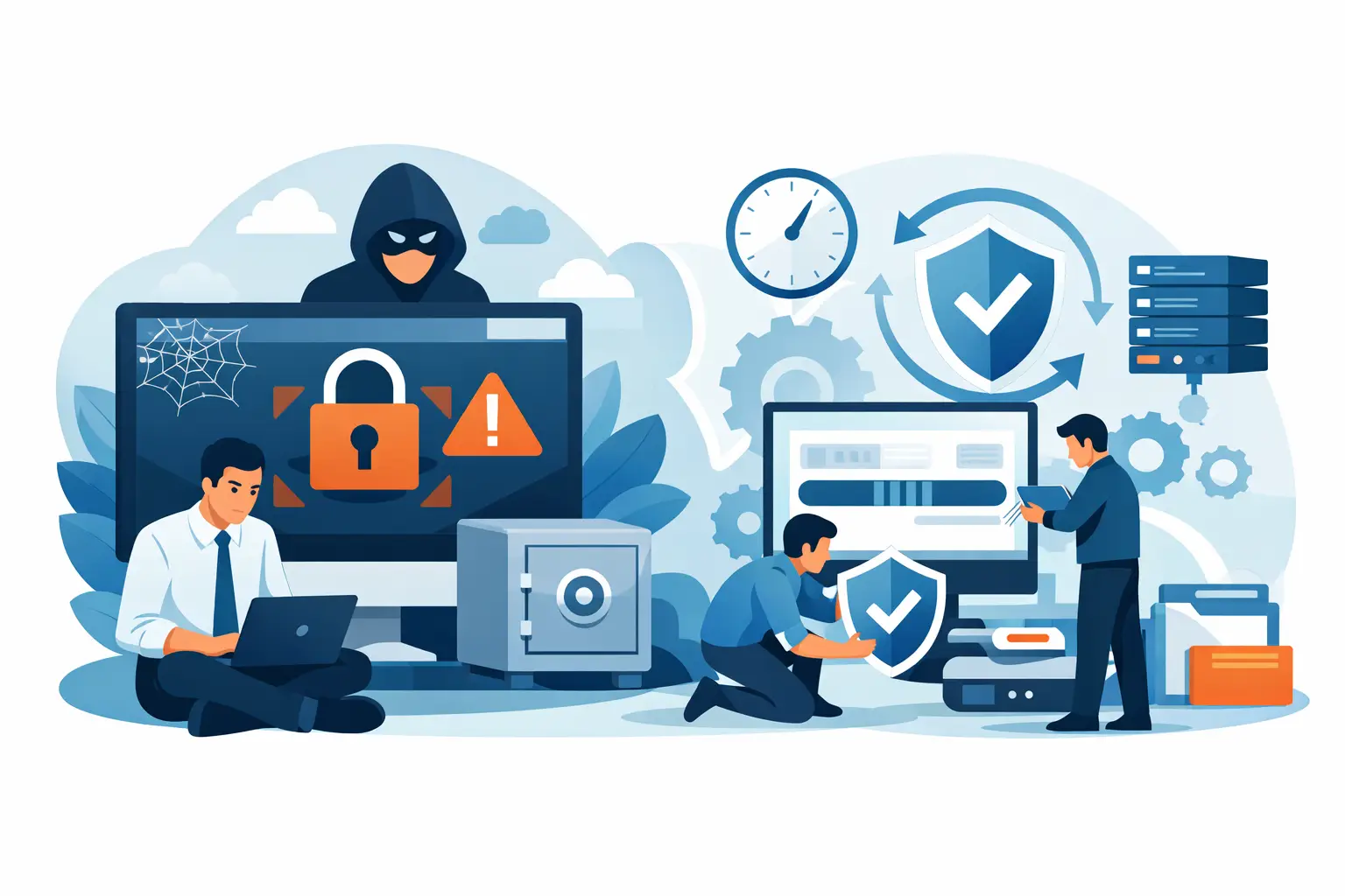 Hoe lang duurt ransomwareherstel bij uw bedrijf?