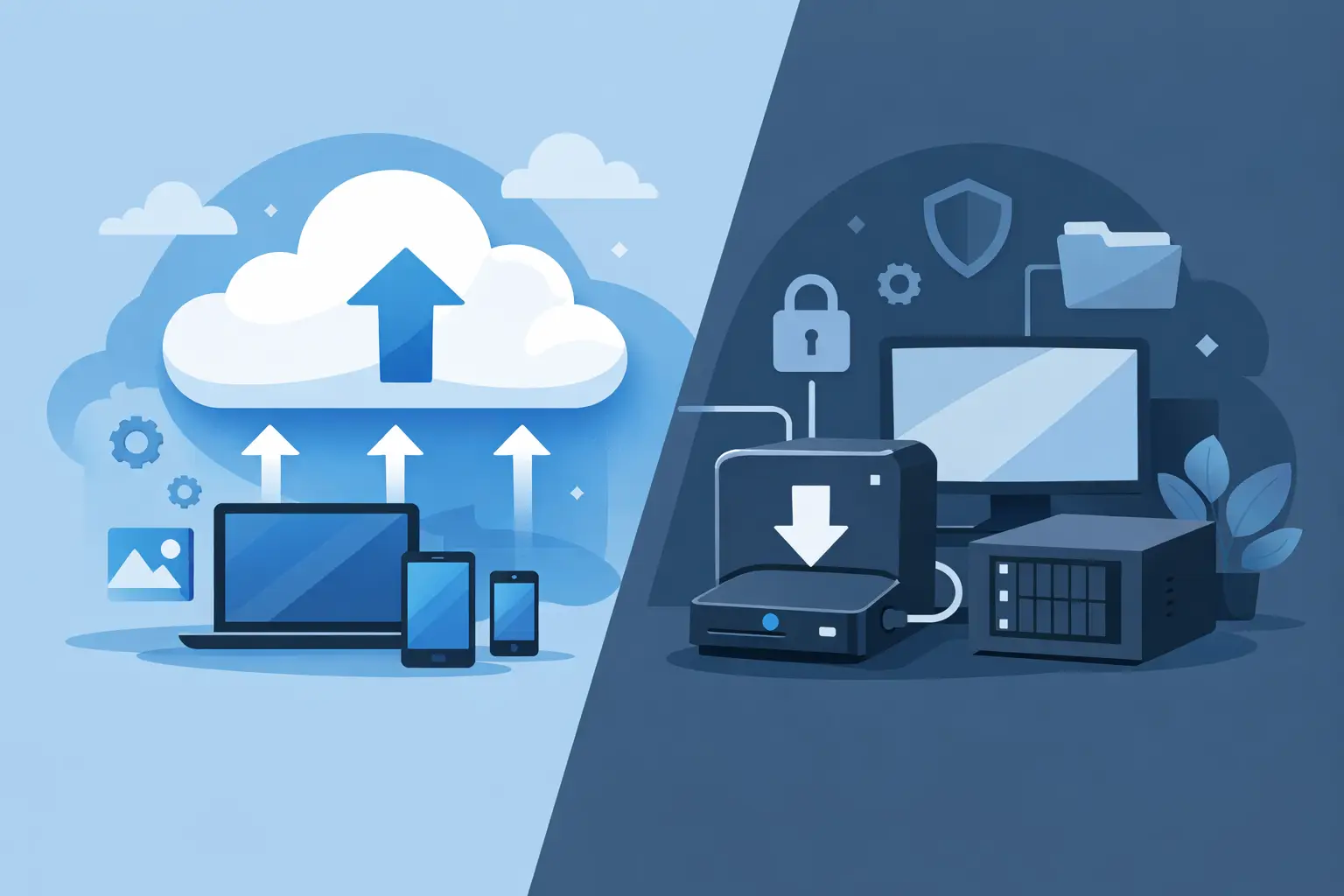 Cloud back-up versus lokale back-up kiezen