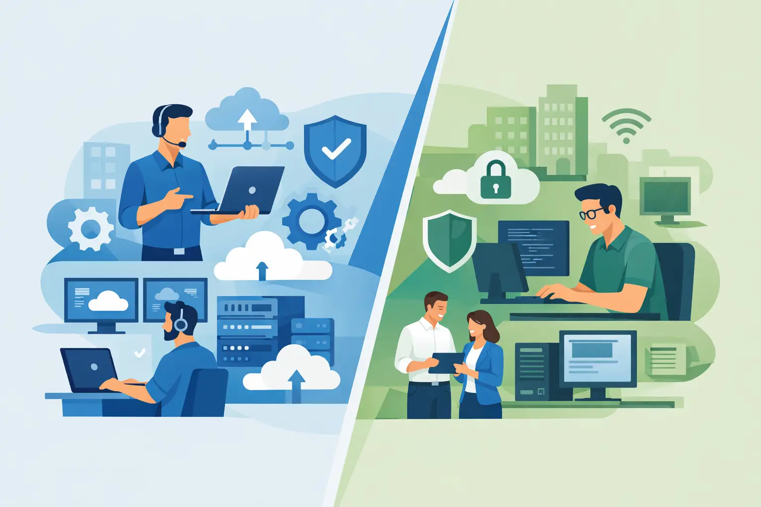 Managed IT versus interne IT: wat past bij u?