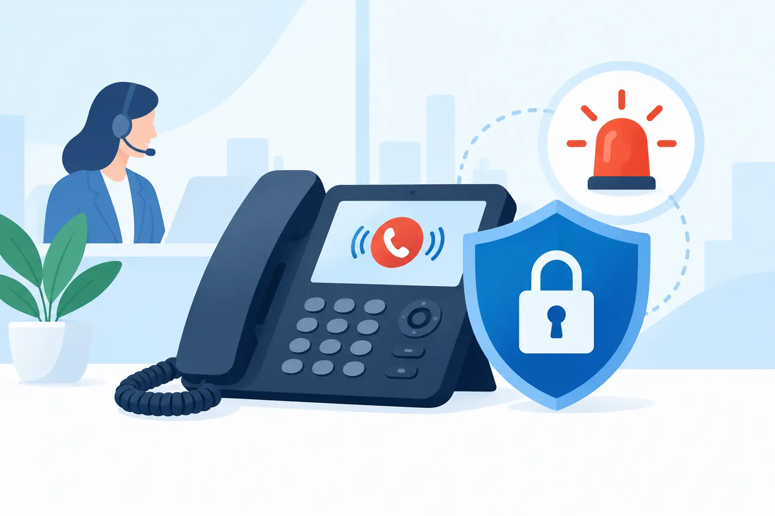 Hoe configureer ik VoIP-noodnummers veilig?