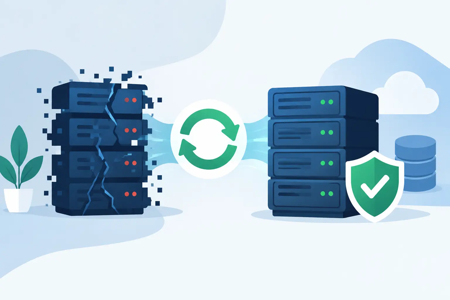 Hoe herstel ik corrupte serverdata zonder risico?