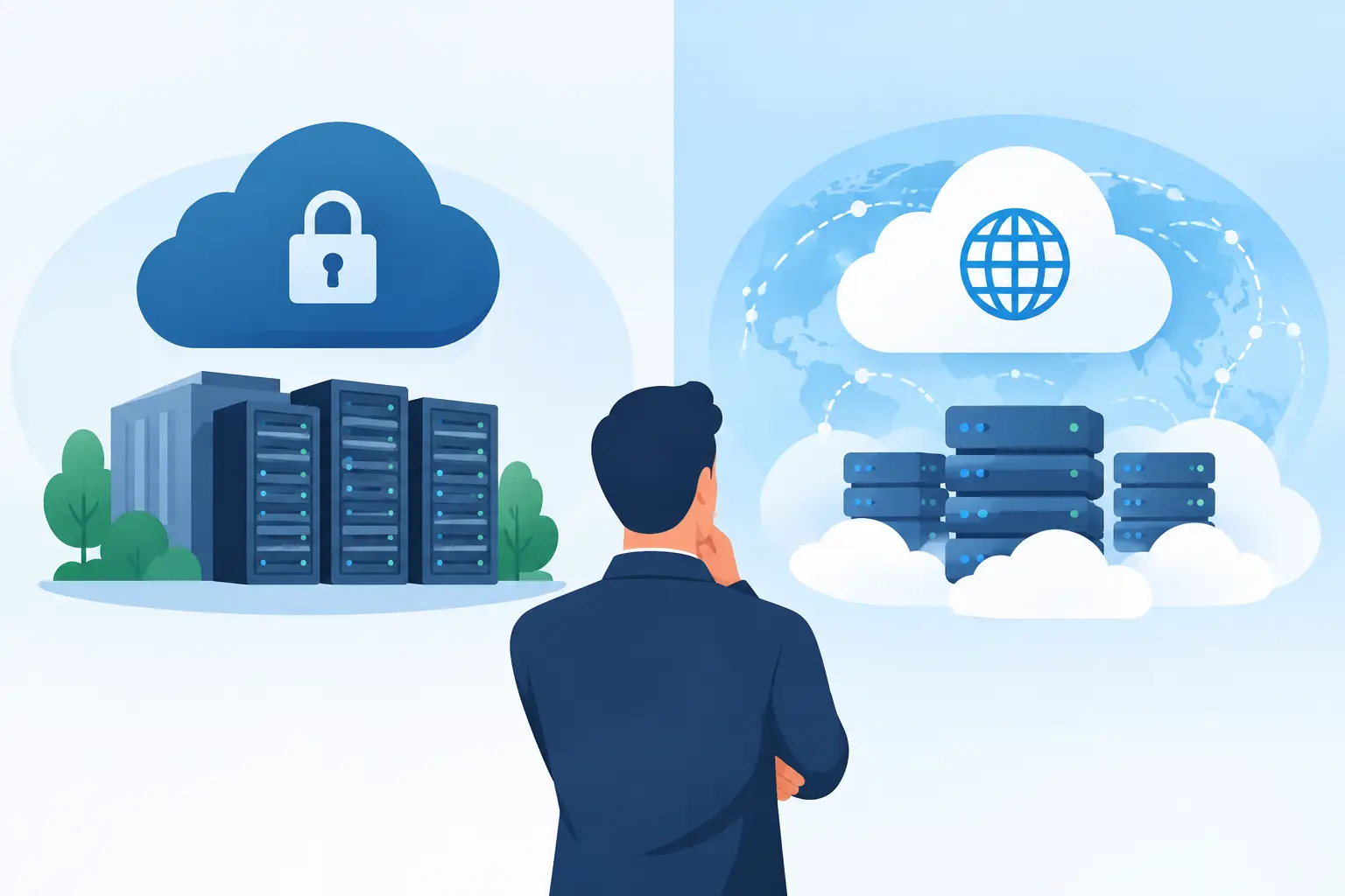 Private cloud versus public cloud kiezen