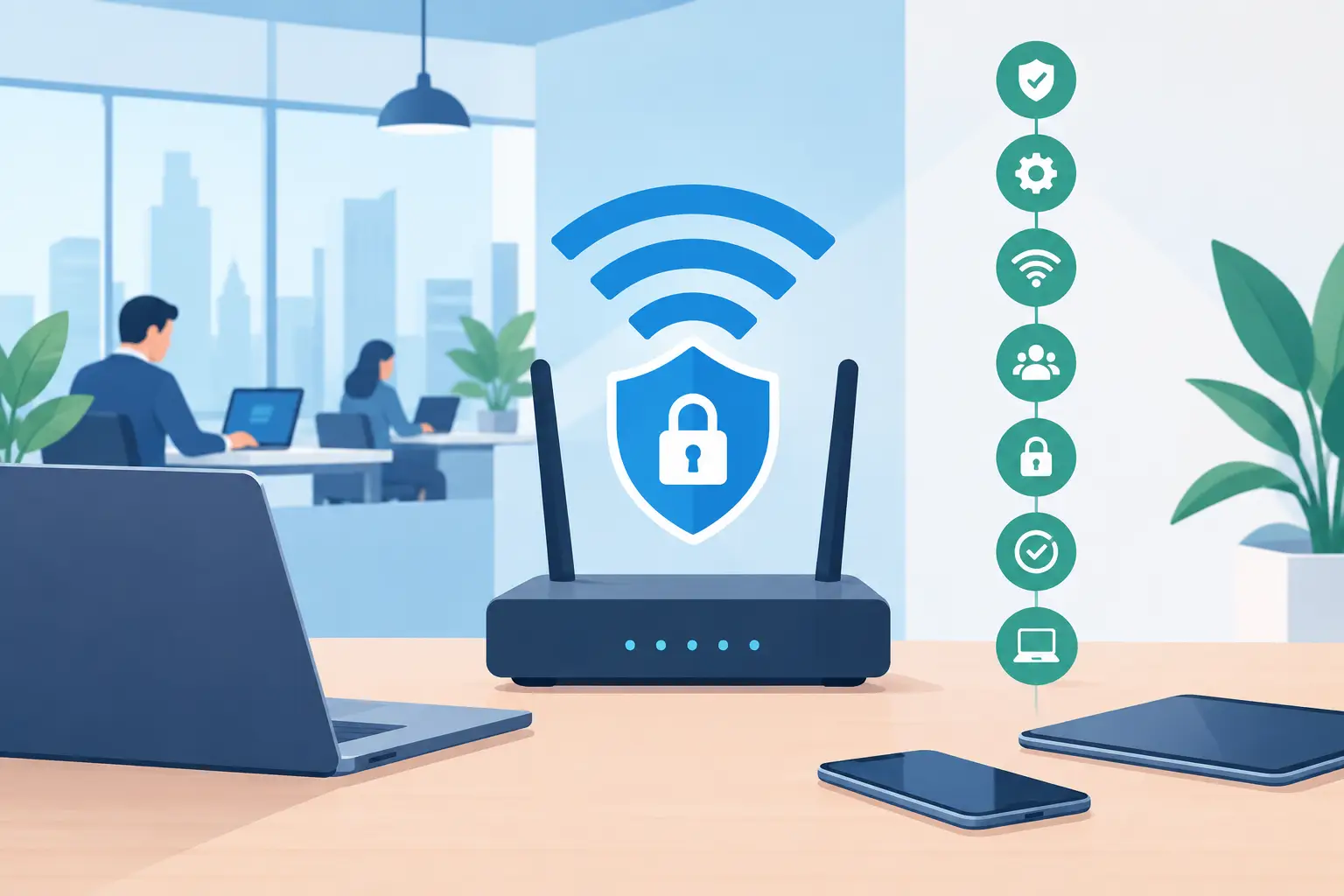 Zakelijke wifi veilig instellen in 7 stappen
