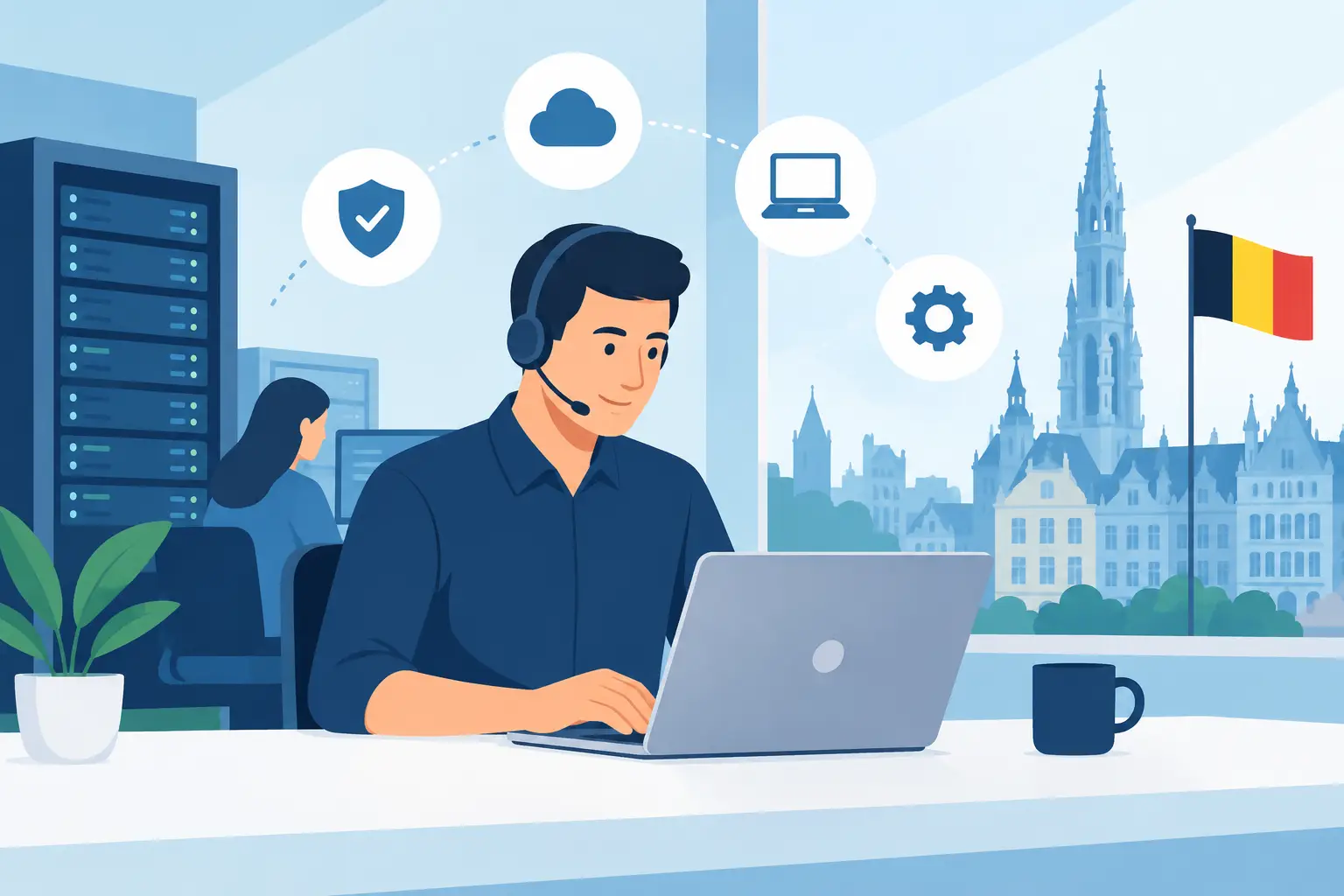 IT support België die uw bedrijf draaiende houdt